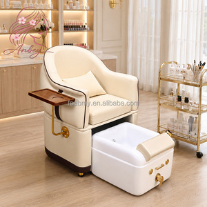 Sillón de <span class=keywords><strong>Pedicura</strong></span> de Lujo de Fábrica, de Cuero PU, sin Plomería, <span class=keywords><strong>con</strong></span> <span class=keywords><strong>Hidromasaje</strong></span>, Bomba de Drenaje y Lavabo <span class=keywords><strong>para</strong></span> Spa de Pies, <span class=keywords><strong>para</strong></span> Salón de Uñas - Product Image 2
