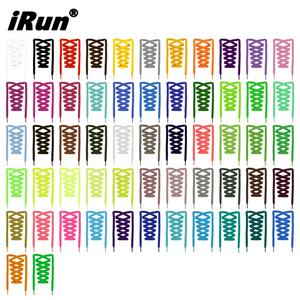 IRun-cordones deportivos de poliéster para zapatillas, 57 colores, coloridos, con logotipo de marca impreso - Product Image 3