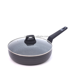 Juego de utensilios de cocina con revestimiento antiadherente de granito de aluminio forjado con mango de silicona de tacto suave para <span class=keywords><strong>España</strong></span> - Product Image 3
