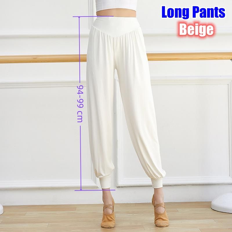 Pantalons Longs Beige