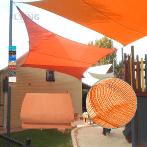 Voile d'ombrage <span class=keywords><strong>pour</strong></span> jardin, patio, <span class=keywords><strong>balcon</strong></span>, extérieur, en HDPE, 5x5M, voiles et filets pare-soleil, couleur orange - Product Image 1