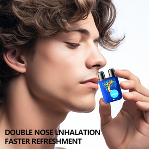 Causone Inalatori Nasali alle Erbe per la Pulizia, Doppio Foro, Stick Rinfrescante, Olio Rinfrescante, Energizzante, Anti-Sonnolenza, Antistress, Salute - Product Image 2