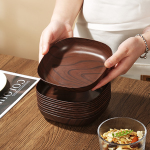 Plato de Plástico PE con Diseño de Hueso y Textura de Madera para Almacenamiento en Cocina, Ideal para Aperitivos, Semillas de Girasol, Frutos Secos y Huesos - Product Image 6