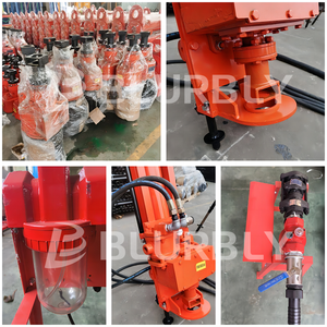 מקדחת DTH ניידת רב-סוגית פשוטה 20 מטר לקידוחי בורות קטנים, מקדחת סלע פנאומטית, מקדחת סיבובית לכרייה, חשמלית, סט 1 לכרייה - Product Image 6