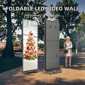 Écran LED d'intérieur 640*1920mm P2.5 HDR10+ 500cd de luminosité, panneau d'affichage LED, garantie 3 ans, mur vidéo pour affiche, bannière - Product Image 1