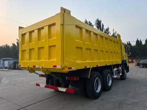 Truk sampah Dump Truck Sinotruk HOWO 371 bekas 6x4 truk pengangkut pasir di tambang - Product Image 4