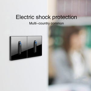 Tường nhà chuyển đổi ánh sáng USB với LED Sạc Nhanh ổ cắm Đàn Piano Key Tempered Glass cắm khách sạn trang trí tùy chỉnh Boutique 2025 - Product Image 4