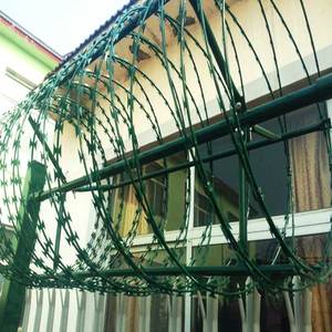 <span class=keywords><strong>ลวดหนาม</strong></span>พีวีซีเคลือบ BTO-22 ขนาด 450 มม. สำหรับรั้วฟาร์ม ขายส่งจากโรงงาน - Product Image 1