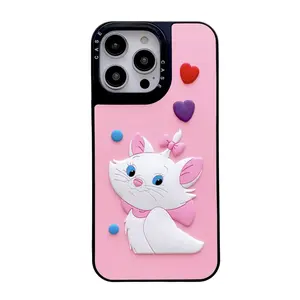Wholesale Cute 3D Animal Bear Fairy Tail Silicone Decorate 3d Cell Phone Case
