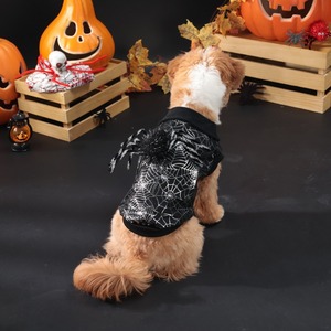 Kostum Hewan Peliharaan Anjing Kucing Model Laba-laba Lucu untuk Pesta Halloween, Ukuran Sedang Kecil, Produk Grosir Kustom - Product Image 3