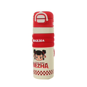 Nezha Stainless Steel Vacuum <b>Flask</b> 316 Kids Insulated Water <b>Bottle</b> Cartoon Design Back To School - Product Image 5