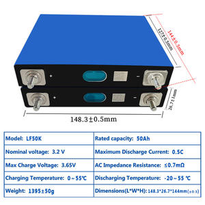 50Ah Prismatic LiFePO4 Batería 3,2 V 50ah LF50K 3,2 V 50Ah Batería recargable de iones de litio para herramientas eléctricas - Product Image 4