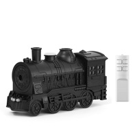 AromaTrain Diffuseur Ultrasonique-Humidificateur Train à Vapeur Anneaux Colorés et Aromathérapie aux Huiles Essentielles
