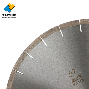 <span class=keywords><strong>Lame</strong></span> de scie diamantée silencieuse de haute qualité de 14 pouces (350 mm) avec revêtement en titane OEM pour pierre cristallisée - Product Image 4