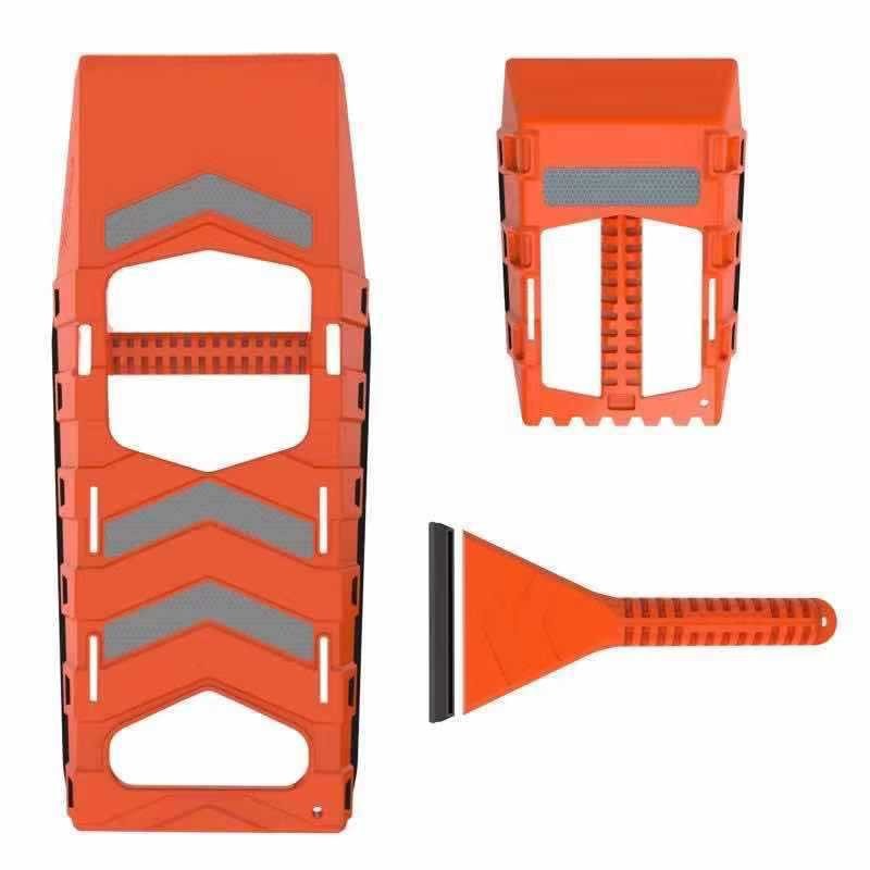 Новый многофункциональный скребок для снега, лопата для удаления снега, щетка для снега, лопата для удаления снега, набор из трех предметов