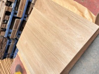 Fournisseur professionnel de dessus de table en bois de chêne blanc massif avec vente en gros à bas prix personnalisée