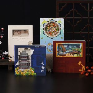 3D Three-Dimensional Hollowed-Out A5 Thick Custom Business Logo Notebook Set Gift <b>Notepad</b> Production - Product Image 1