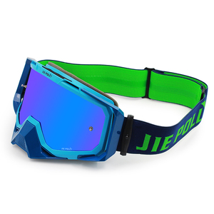 <span class=keywords><strong>Gafas</strong></span> de <span class=keywords><strong>Motocross</strong></span> Blancas con Marco Negro Antivaho, Directas de Fábrica, para Hombres y Mujeres, para Carreras Todoterreno - Product Image 1