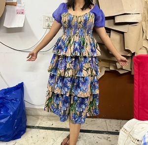 ซื้อชุดรอมเปอร์ผู้หญิง ผ้าคอตตอนผสม เหมาะสำหรับงานปาร์ตี้และใส่ลำลอง มีไซส์ตามสั่ง - Product Image 4