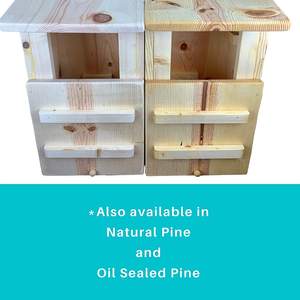 Casitas para Pájaros Triangulares Ecológicas, Cajas de Madera para Nidos de Aves Americanas, Caja para Búhos, Kit de Caja de Anidación, Casa Personalizada - Product Image 4