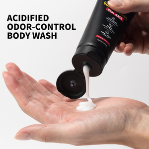 Custom Logo Acidified Odor <b>Control</b> Body Wash 3.4oz Male Body Odor Remover Deodorizing <b>Shower</b> Gel Men bath gel - Product Image 5