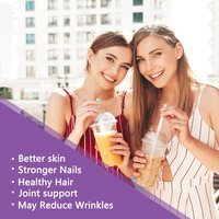 Étiquette personnalisée OEM Collagène Gelée Dietray Supplément Boost Peau Ongles Cheveux Sain et Soutien Os Articulation Saine pour les Femmes