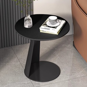 Mesas Auxiliares de Centro Modernas y Lujosas con Tapa de Mármol, Diseño Portátil, Pequeñas y Elegantes para Sala de Estar - Product Image 6