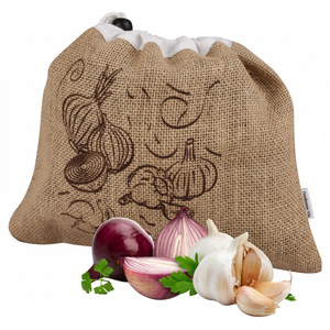 Sacchetto di iuta e cotone per frutta e verdura 27.5x23 cm scatola di 200 - Product Image 2