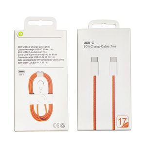 Cable USB C <span class=keywords><strong>de</strong></span> 30W 60W con Trenzado <span class=keywords><strong>de</strong></span> Nailon, Cable <span class=keywords><strong>de</strong></span> Carga Rápida Tipo C para <span class=keywords><strong>iPhone</strong></span> 17/17 Pro, para Samsung Note20 y Más - Product Image 1