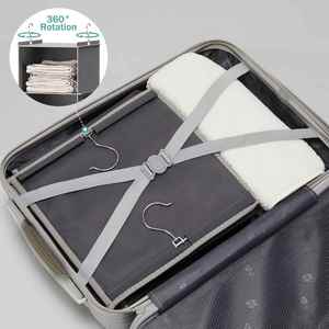 6 Shelf Large Hanging Closet Organizers and Storage Collapsible Closet Hanging Organizer with 2 Sturdy <b>Hooks</b> - Product Image 5