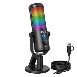 Micrófono Profesional RGB USB de Condensador para Juegos Jmary MC PW13 con Botón de Silencio para Transmisión en Vivo - Product Image 4