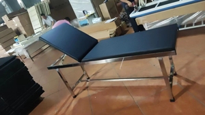 <span class=keywords><strong>Hospital</strong></span> de la clínica médica de acero inoxidable Examen Sofá Mesa de tratamiento Mesa de examen Cama - Product Image 5