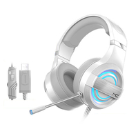 Écouteurs filaires de haute qualité, casque avec microphone, pour ordinateur de jeu