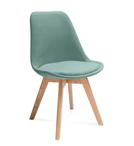 Modern Pink High Quality Wooden Tufted <b>Velvet</b> <b>Dining</b> <b>Chair</b> for Home Furniture Living Room - Product Image 3