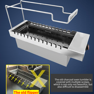 Máy nướng than tự động xoay 13 que xiên, xoay 360 độ, dùng cho nhà hàng - Product Image 2