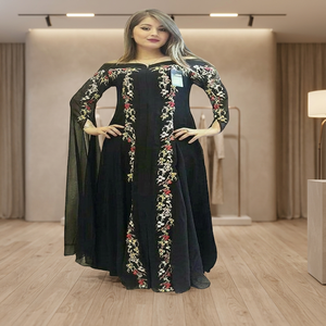 Nuevo Vestido Kaftán de Maternidad para Mujer, Bordado, con Encaje Lateral y Borlas, Casual, de Playa, de Terciopelo, Largo hasta la Rodilla - Product Image 3