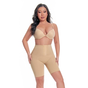 Shorty gainant amincissant taille haute pour <span class=keywords><strong>femme</strong></span>, grande taille, effet ventre plat - Product Image 4