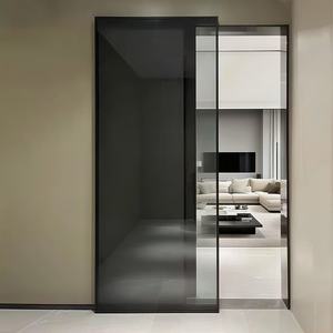 Puerta Corredera Moderna para Cocina, de Aluminio con Rotura de Puente Térmico, Insonorizada y con Doble Acristalamiento, para Cafetería o <span class=keywords><strong>Restaurante</strong></span> - Product Image 2