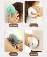 Healthpal – masseur de cuir chevelu électrique, automatique, petit, marque privée, intelligent, vibrant, griffe de poulpe, Rechargeable, vente en gros