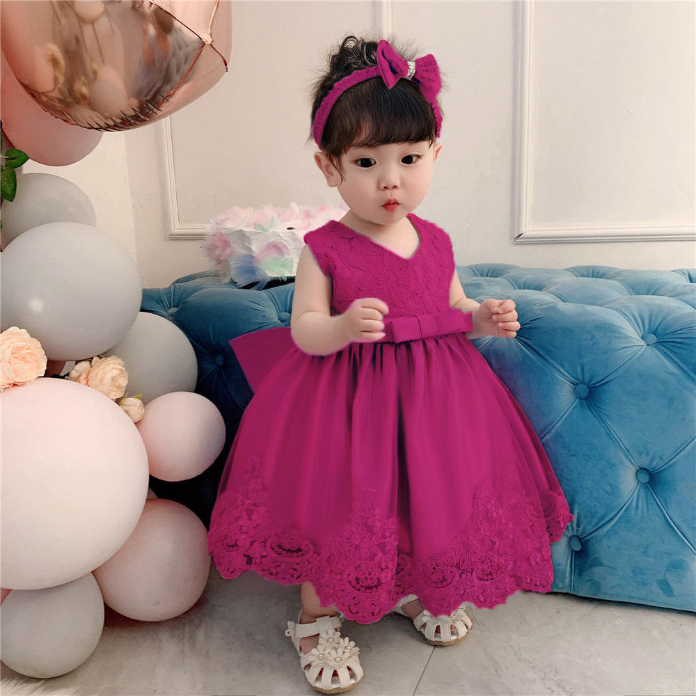 0-5 Years Dress for Baby Girl Princess Party Dresses Kids Christening  Infant Birthday Dress Newborn Baby Clothes