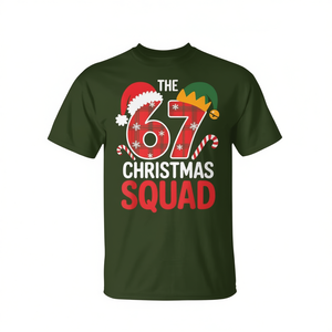 La maglietta per famiglie 67 Christmas Squad dal design Six Seven Holiday - Product Image 2