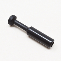 4 6 8 10 12 14 16mm PP noir partie pneumatique raccord de tuyau d'air bouchon de tube fileté en plastique bouchon d'extrémité de tube
