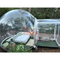 Outdoor Single Transparent Dome Family Winter Inflatable Bubble House Hotel Tunnel Camping Tent