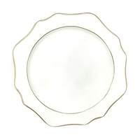 Simulation de tournesol en dents de scie mariage hôtel haut de gamme luxe arabie saoudite personnalisation complète luxueuse assiette à pain 6.5 pouces
