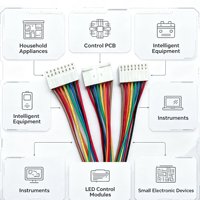 Cableado de Plástico de la Serie PH de 2.0 mm, Macho y Hembra, Cable Conector Multifilar con Código de Color para Equipos Inteligentes y LED