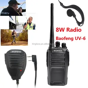 Talkie-walkie Baofeng BFUV-6, 8 watts, Uv-6D-136 MHz, Radio bidirectionnelle
