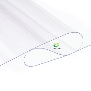 Tiptop thick flexible transparent floor cover glossy plastic soft PVC for table cloth
