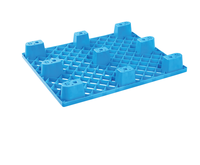 Palettes industrielles en PEHD robustes, empilables, 1210 Grid, 9 pattes, entrée 4 directions, pour vente de liquidation et stockage