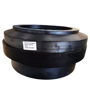 DN1200 HDPE hot melt flange raiz igual diâmetro e diâmetro reduzido SDR17 alta pressão PE cotovelo PE tee SDR11 PE acessórios para tubos - Product Image 2