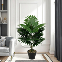Article très vendu : Plante artificielle en palmier vert Tung, plante Kwai, décoration intérieure, décoration d'anniversaire pour les fêtes, décoration de la maison
